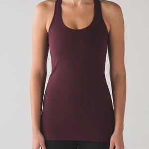 Lululemon Maroon Racerback Tank